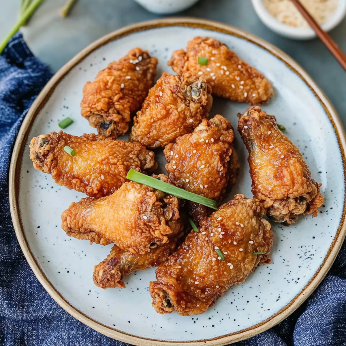 Chinese Fried Chicken Wings