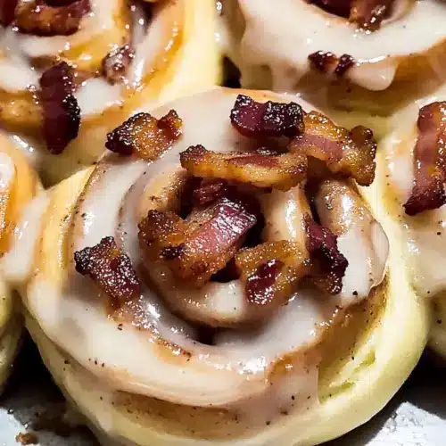 Bourbon Maple Bacon Cinnamon Rolls
