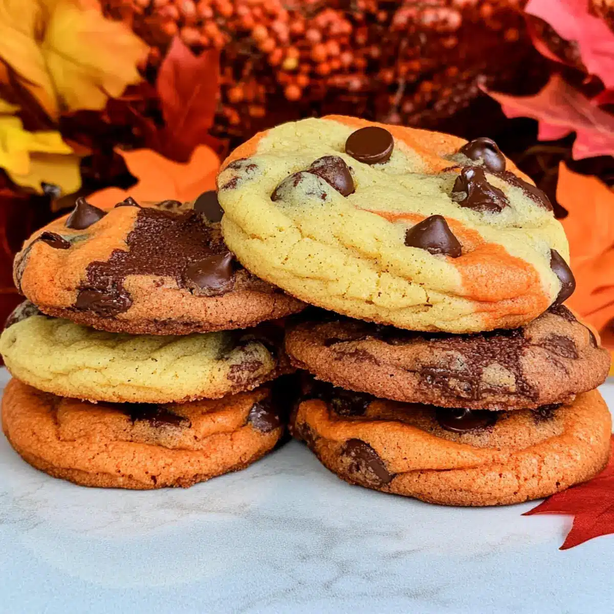 Harvest Marble Chocolate Chip Cookies