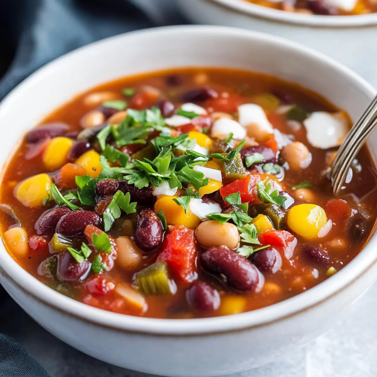 Slow Cooker Three Bean Chili