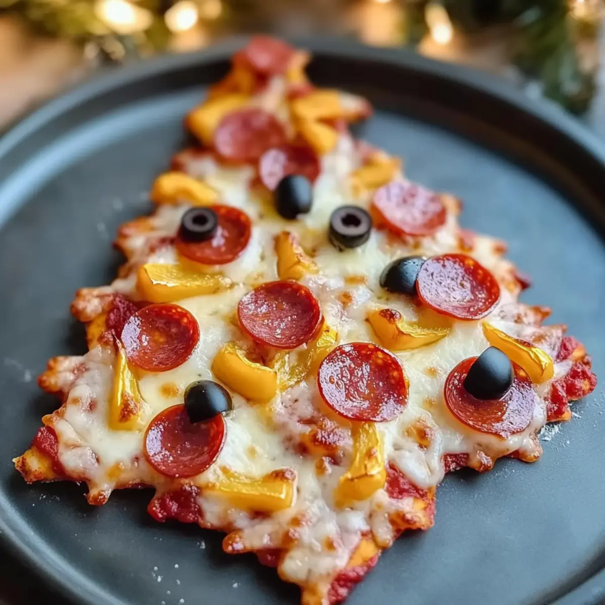Christmas Tree Pizza