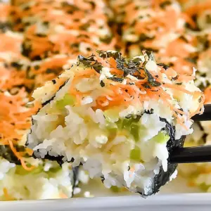 Irresistible Easy Sushi Bake: A Cheesy Delight Recipe