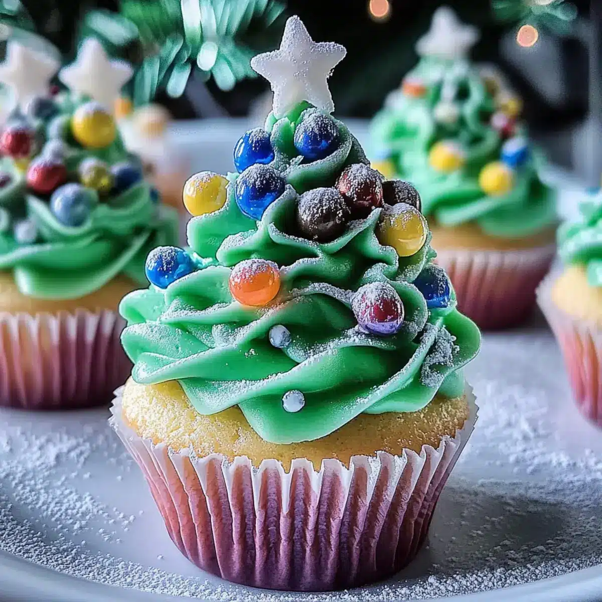 Festive Christmas Tree Cupcake Recipe for Holiday Cheer