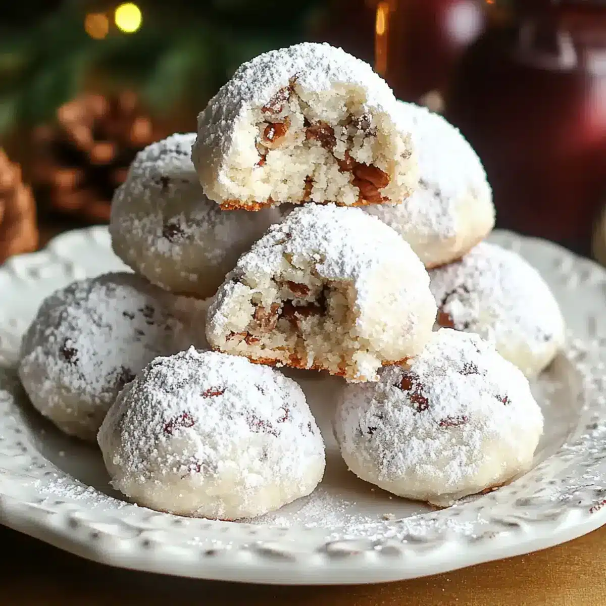 Buttery Pecan Snowball Cookies Recipe for the Holidays