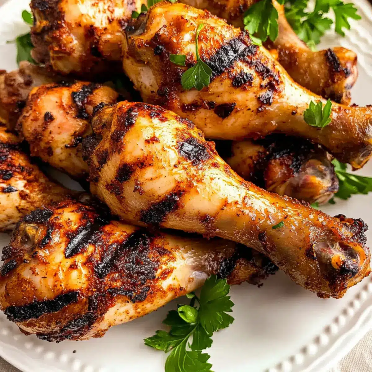 Grilled Chicken Legs