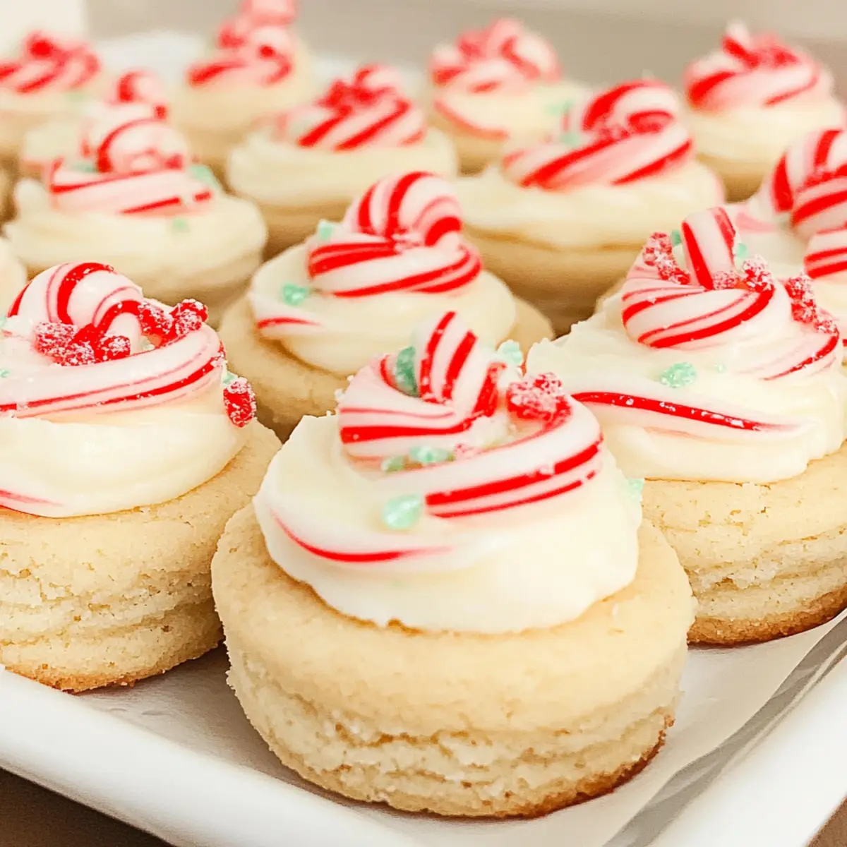 Peppermint Sugar Cookie Bites