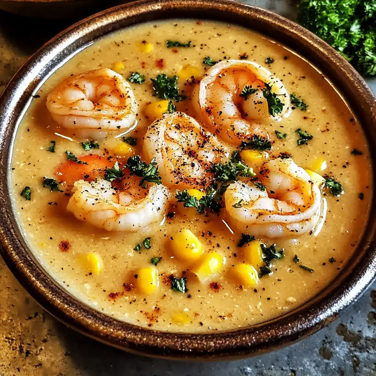 New orleans Shrimp and Corn Bisque