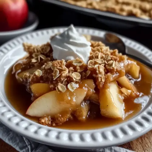 Slow Cooker Apple Crisp Recipe
