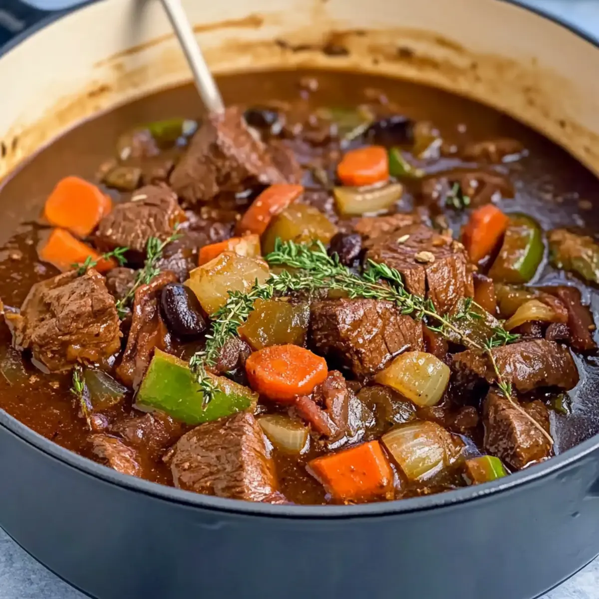 Rich and Flavorful Beef Stew with Porcini Mushrooms and Root Vegetables Recipe