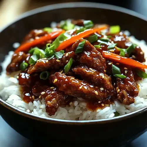 Crispy Chilli Beef Rice Crispy Juicy and Delicious