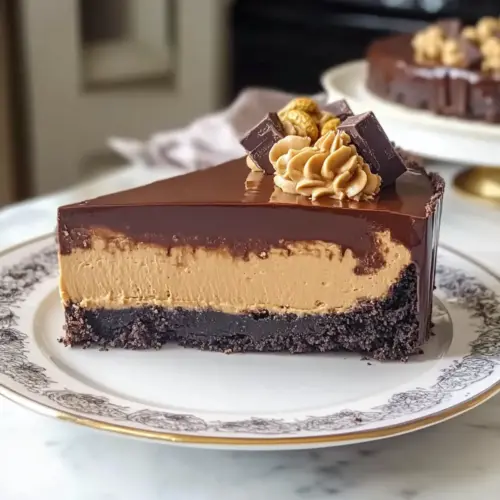 chocolate peanut butter cheesecake