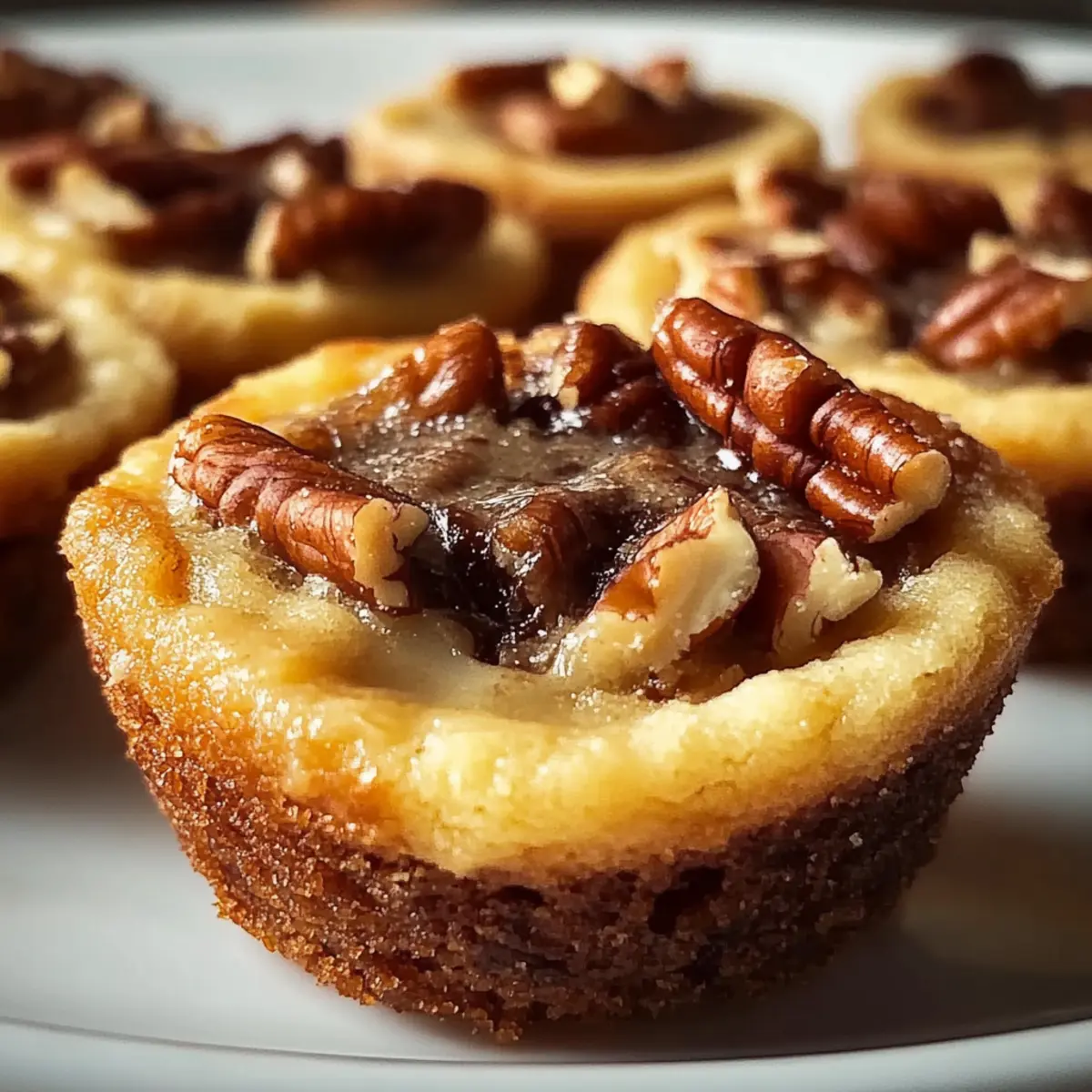 Gooey pecan cookies cups