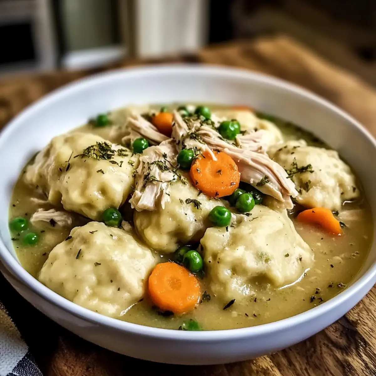 Crockpot Chicken and Dumplings
