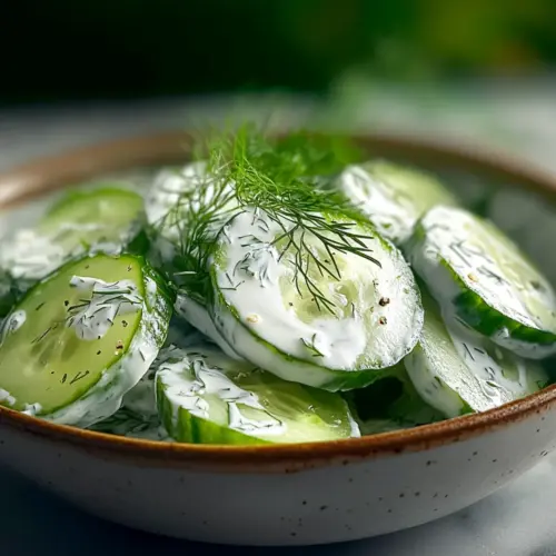Cucumber Dill Yogurt Salad