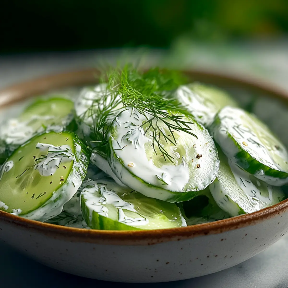 Cucumber Dill Yogurt Salad