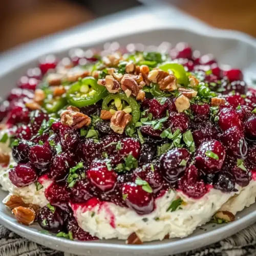 Cranberry Jalapeño Honey Dip