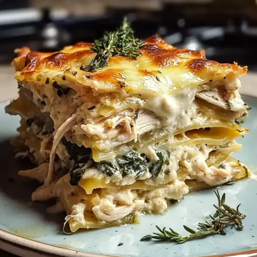 Rosemary Chicken Lasagna Layers