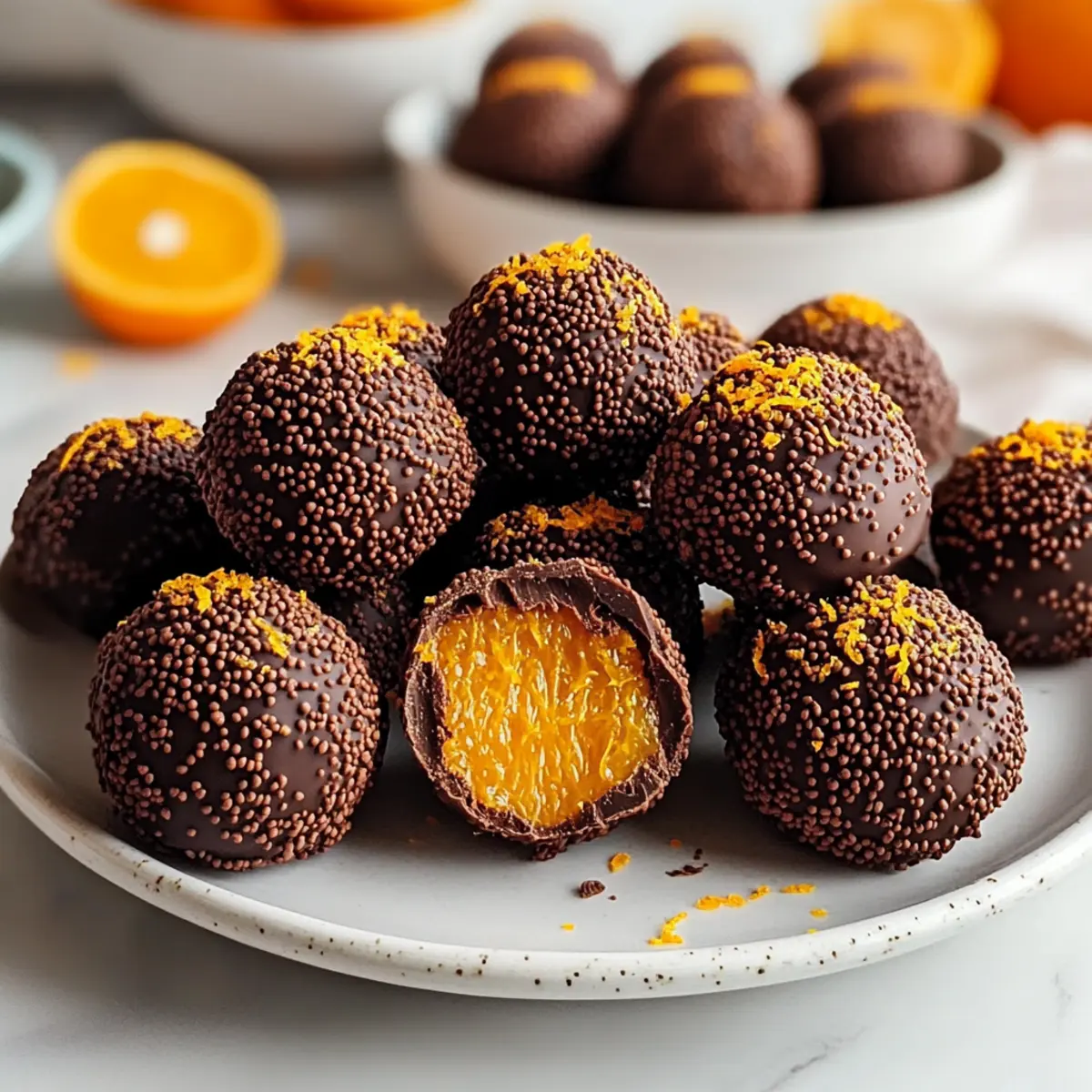 Juicy Orange Chocolate Truffles: Perfect Christmas Treat!