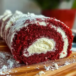 Red Velvet Cake Roll