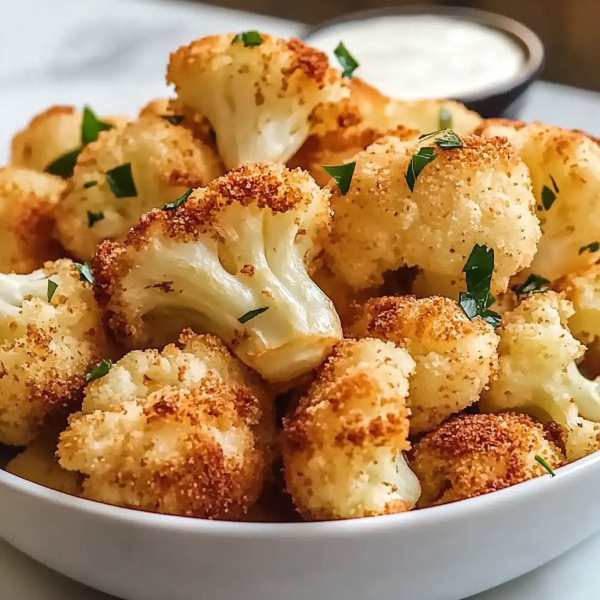 Baked Cauliflower Bites Recipe