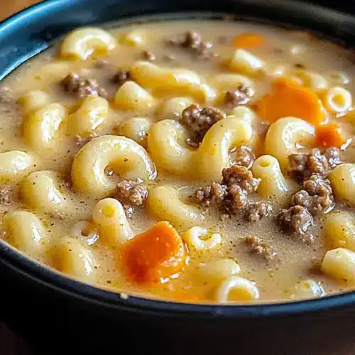 Cheeseburger Macaroni Soup