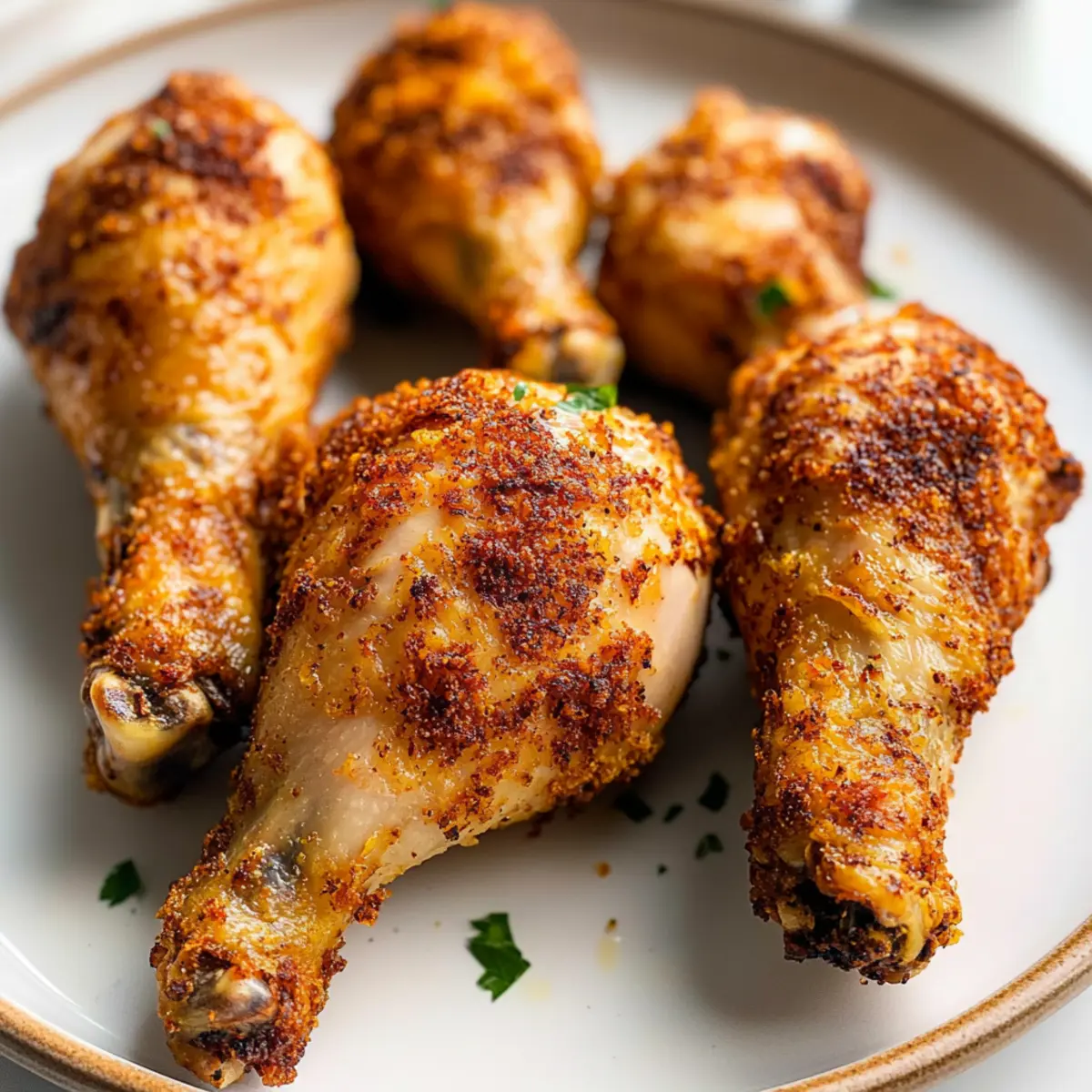 Extra Crispy Air Fryer Chicken Drumsticks