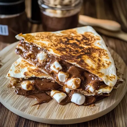 Grilled S’mores Dessert Quesadillas
