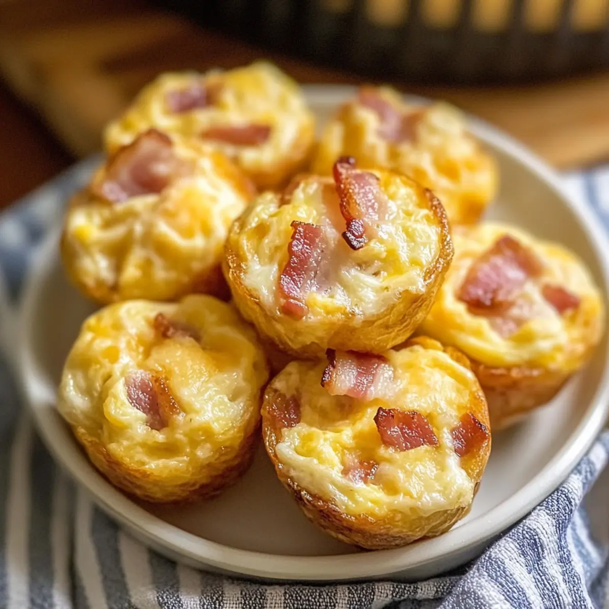 Keto Bacon Egg and Cheese Bites