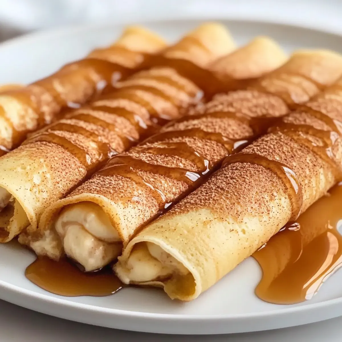Cinnamon Roll Protein Crepes