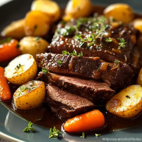 Slow Cooker Beef Roast with Potatoes and Carrots