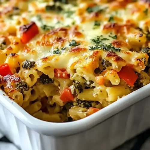 Tasty Mediterranean Vegetable Pasta Bake