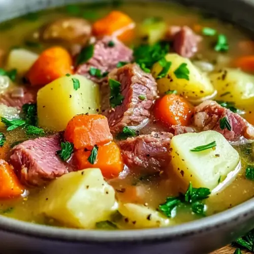 Corned Beef Hash Soup