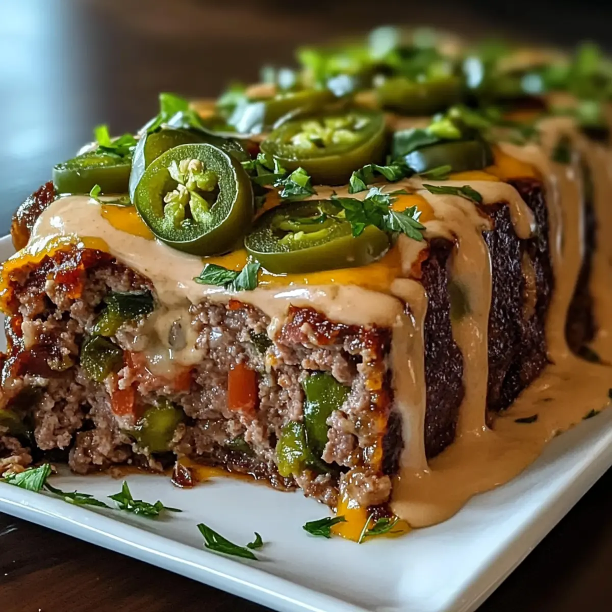 Spicy Jalapeño Popper Meatloaf: Creamy Cheese Recipe