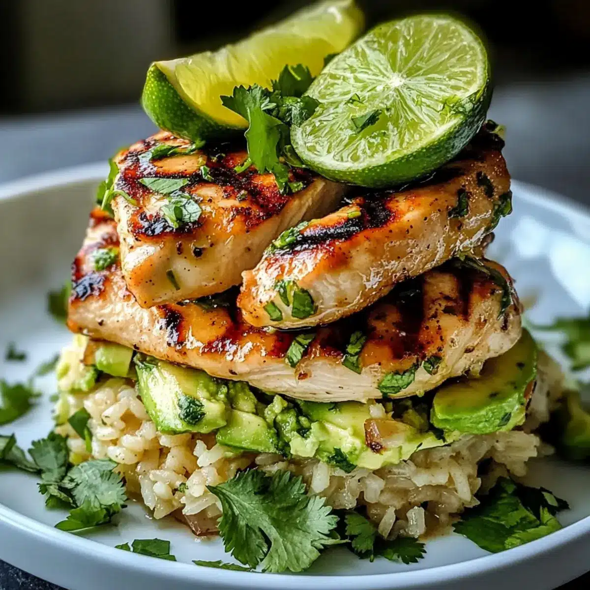 Honey Lime Chicken Avocado