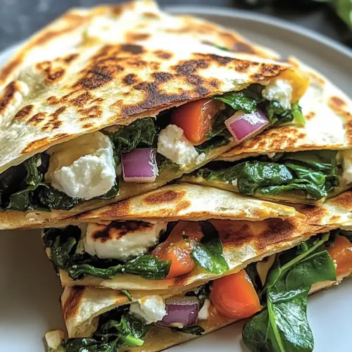Mediterranean Quesadillas