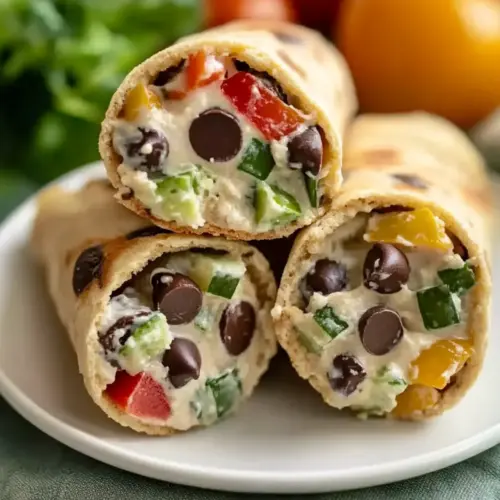 Mediterranean Veggie Wraps
