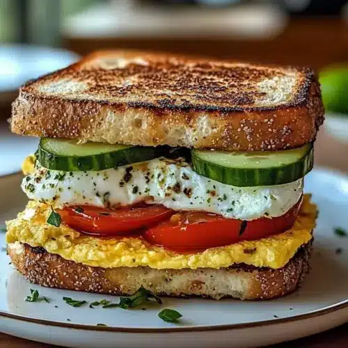 Mediterranean Breakfast Sandwich