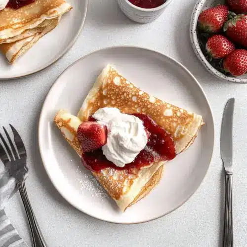 Strawberry Crepes