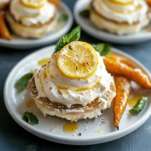 Mini Lemon Curd Pavlovas
