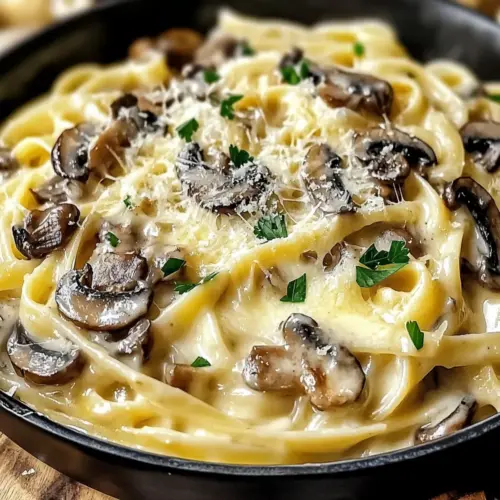 Creamy Mushroom Gruyere Pasta