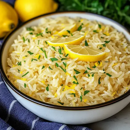 Easy Greek Lemon Rice