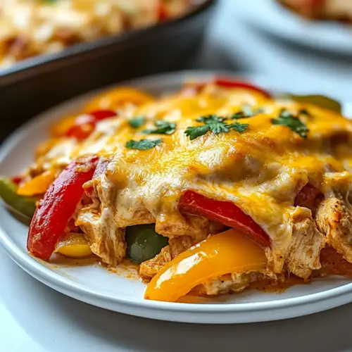 Chicken Fajita Casserole