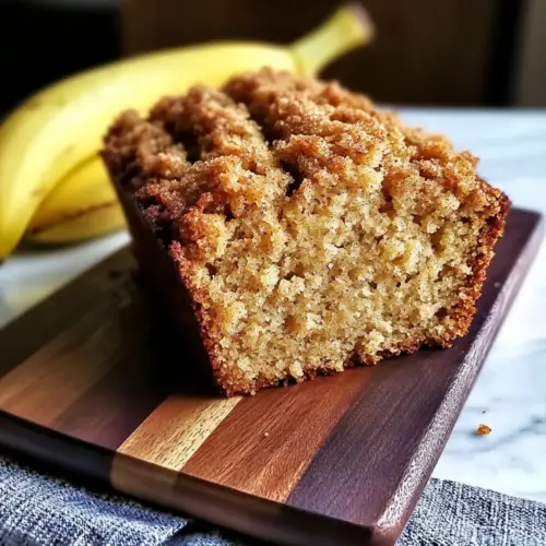 Cinnamon Crumb Banana Bread