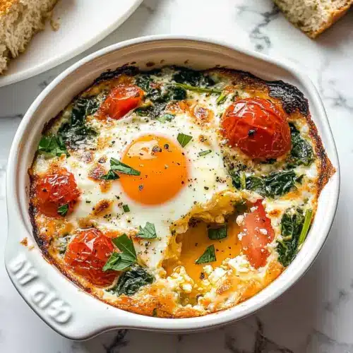 Baked Feta Eggs Recipe