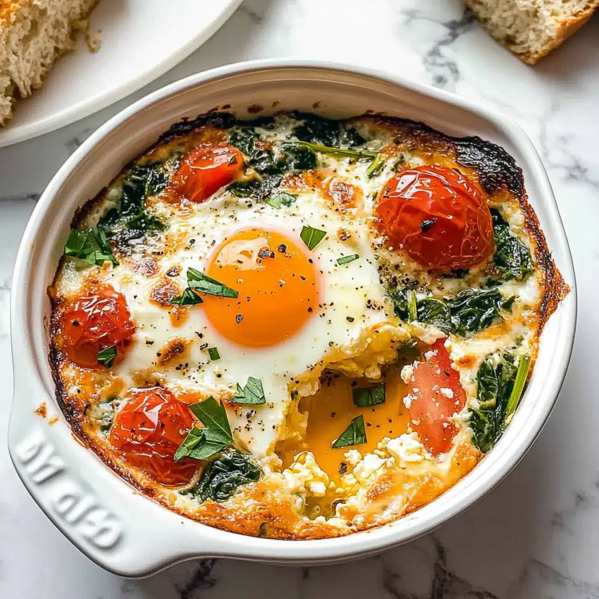 Baked Feta Eggs Recipe