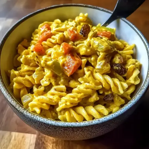Creamy Curry Pasta Salad