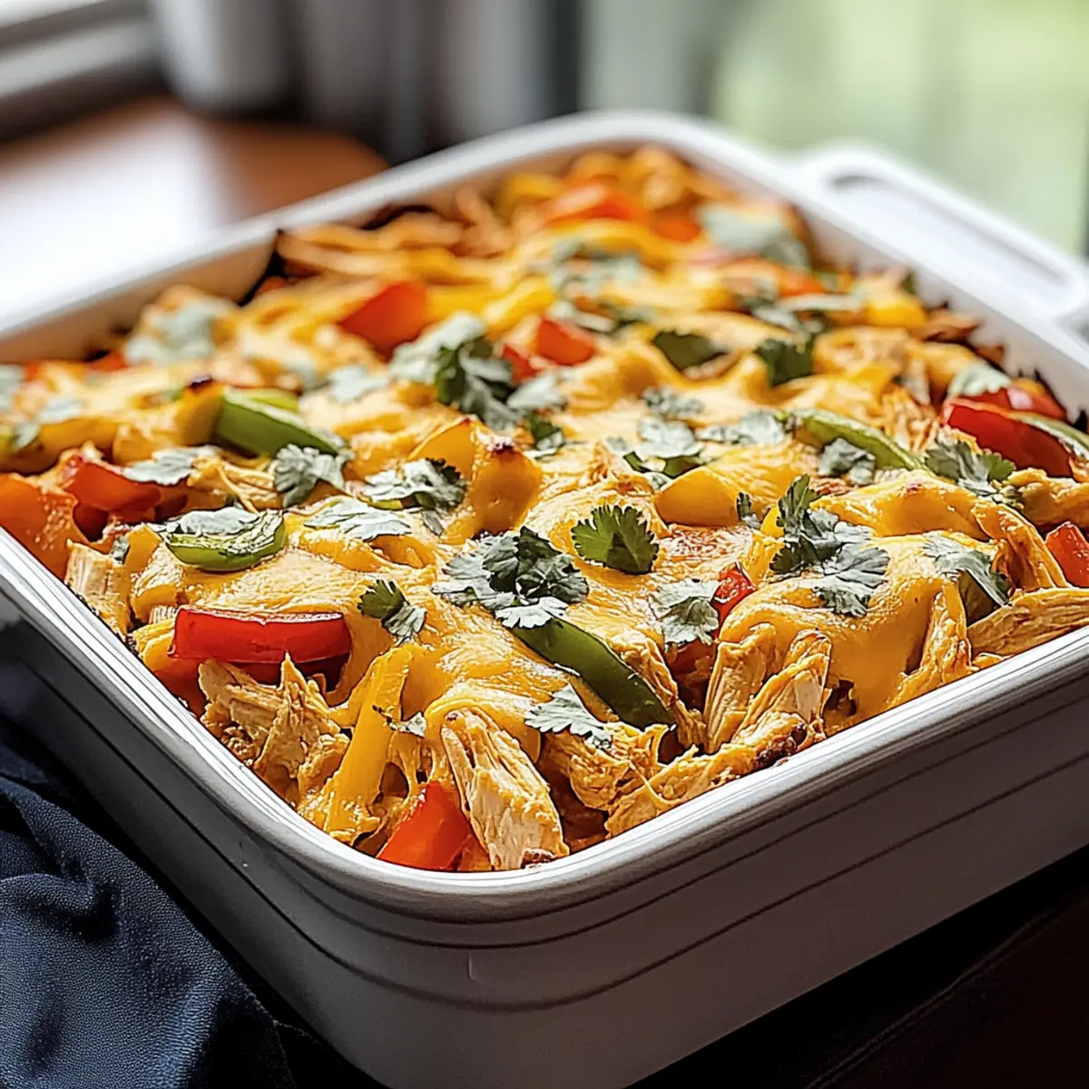 Fajita Chicken Casserole