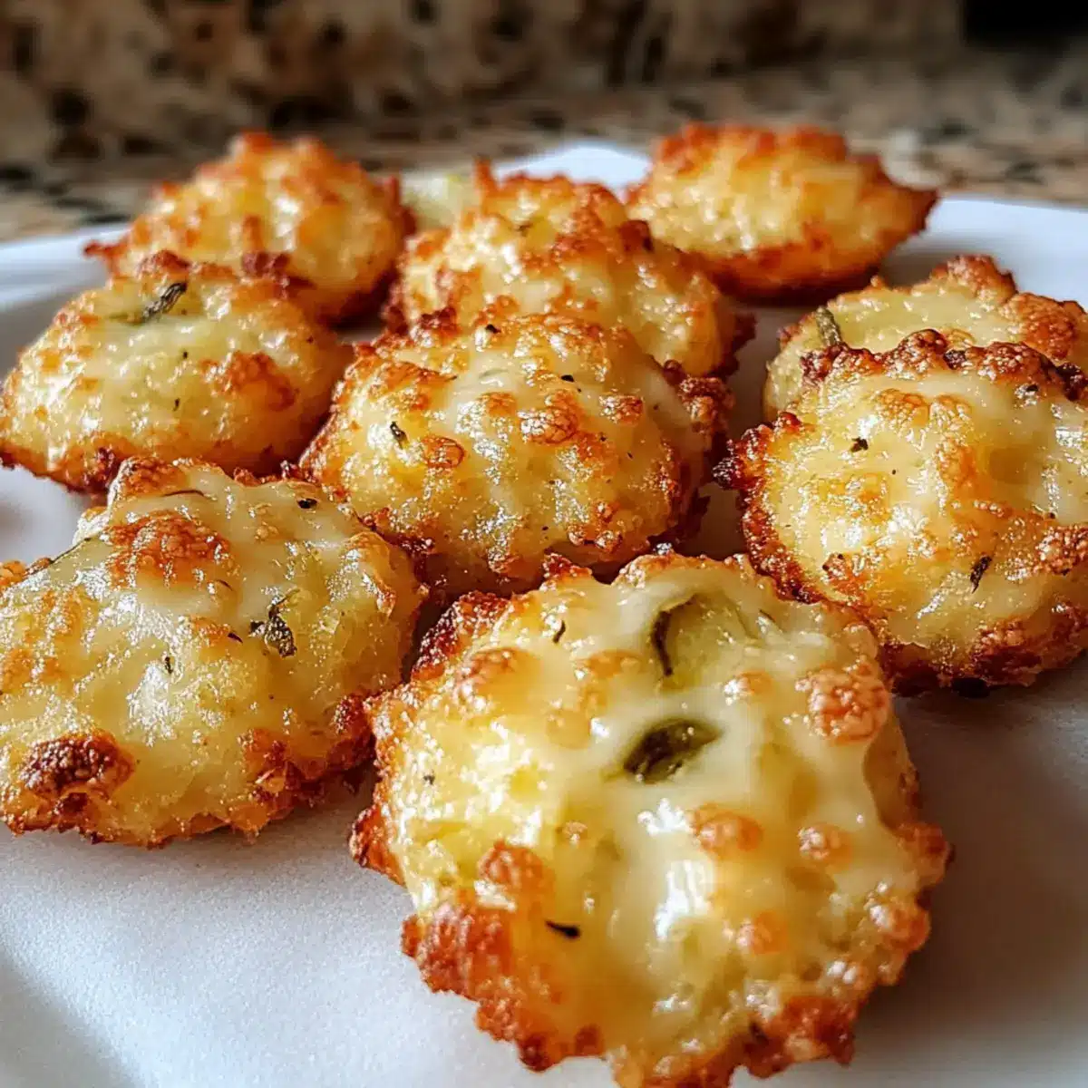 Crispy Pickle Cheese Bites