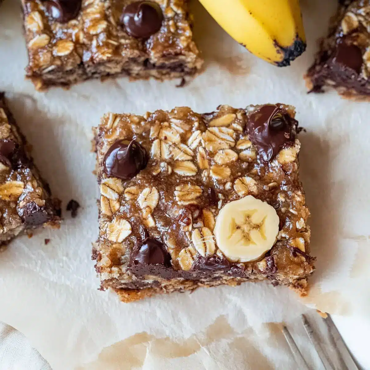 Banana Oatmeal Bars