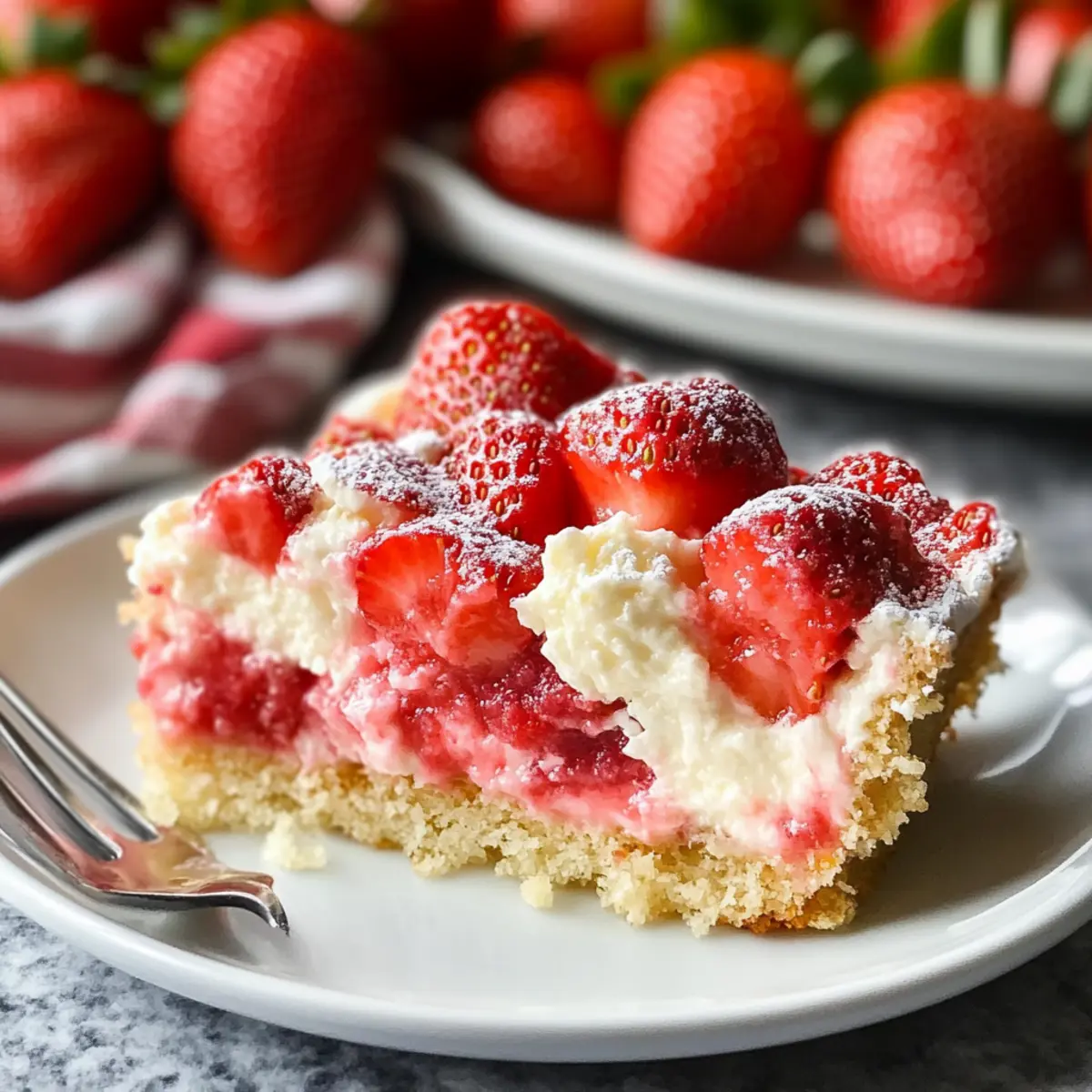 Strawberry Cheesecake Dump Cake